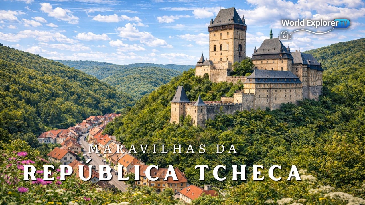 Maravilhas da República Checa | Os Locais Mais Fascinantes para Visitar da República Checa | 4k