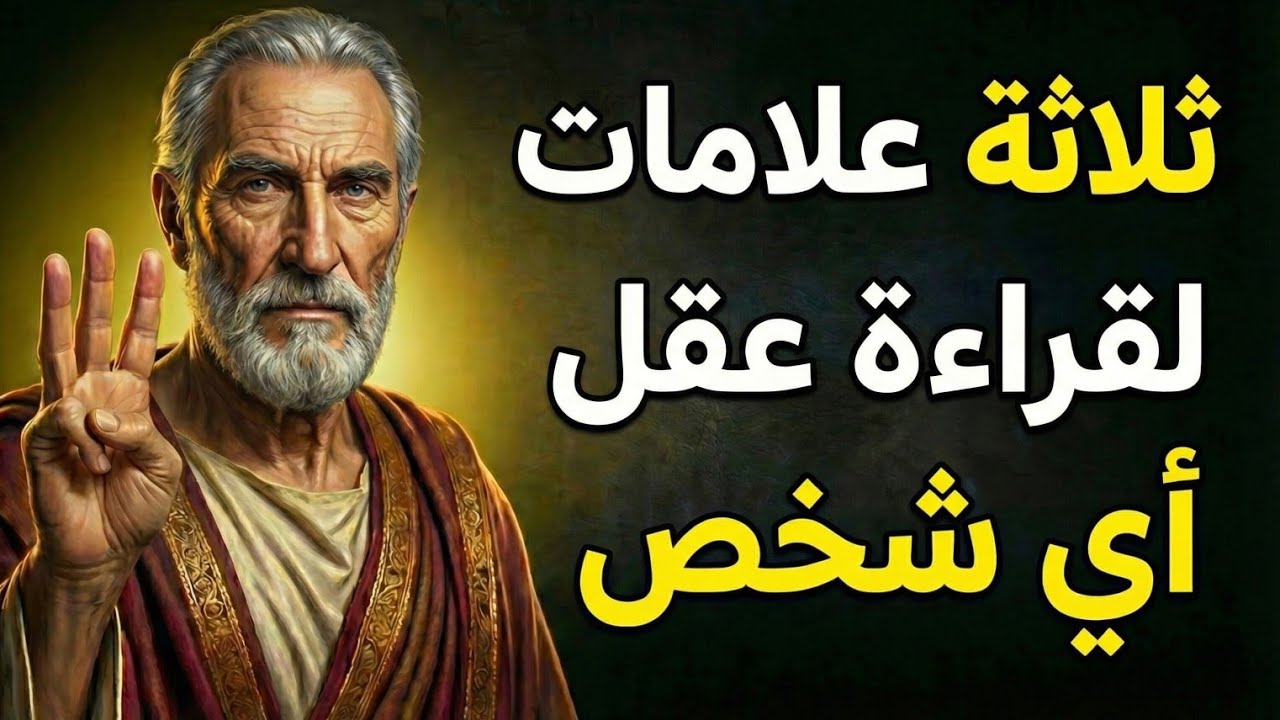 اقرأ عقل أي شخص بثلاتة علامات فقط | الحكمة الرواقية 