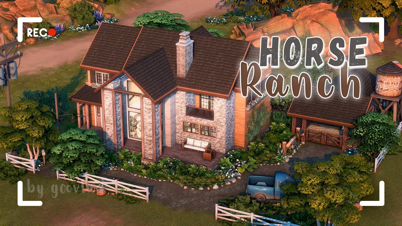 Конное Ранчо в Честнат-Ридж \ Строительство The Sims 4