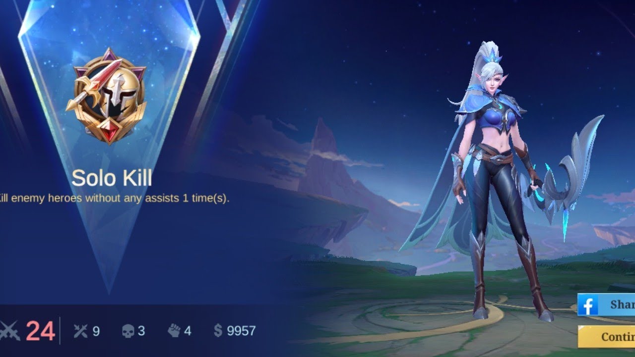 Solo Kill Mobile Legends Miya GamePlay:Part 192 (No Commentary)