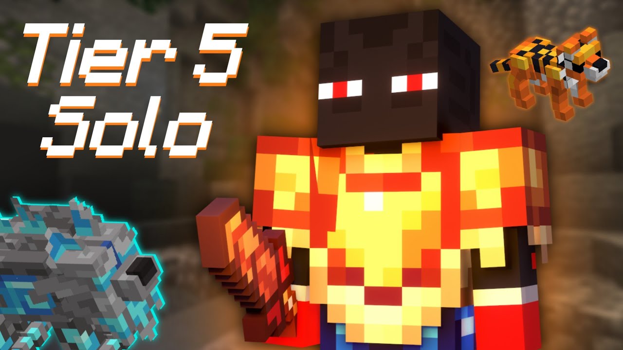 How To Kill Solo T5 Wolf In Craftersmc Skyblock