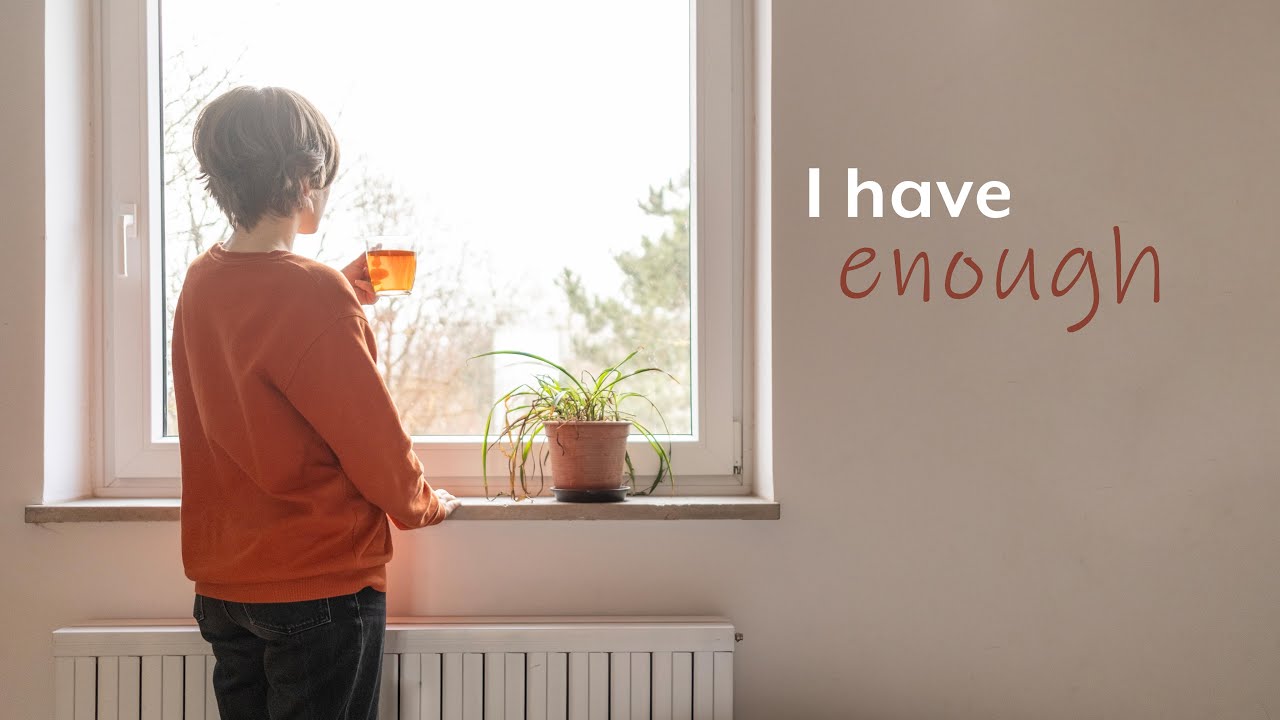 how I learned to be content with what I have