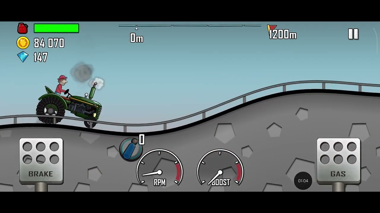 Hill climb racing Who is faster Troppy Truck vs Tractor