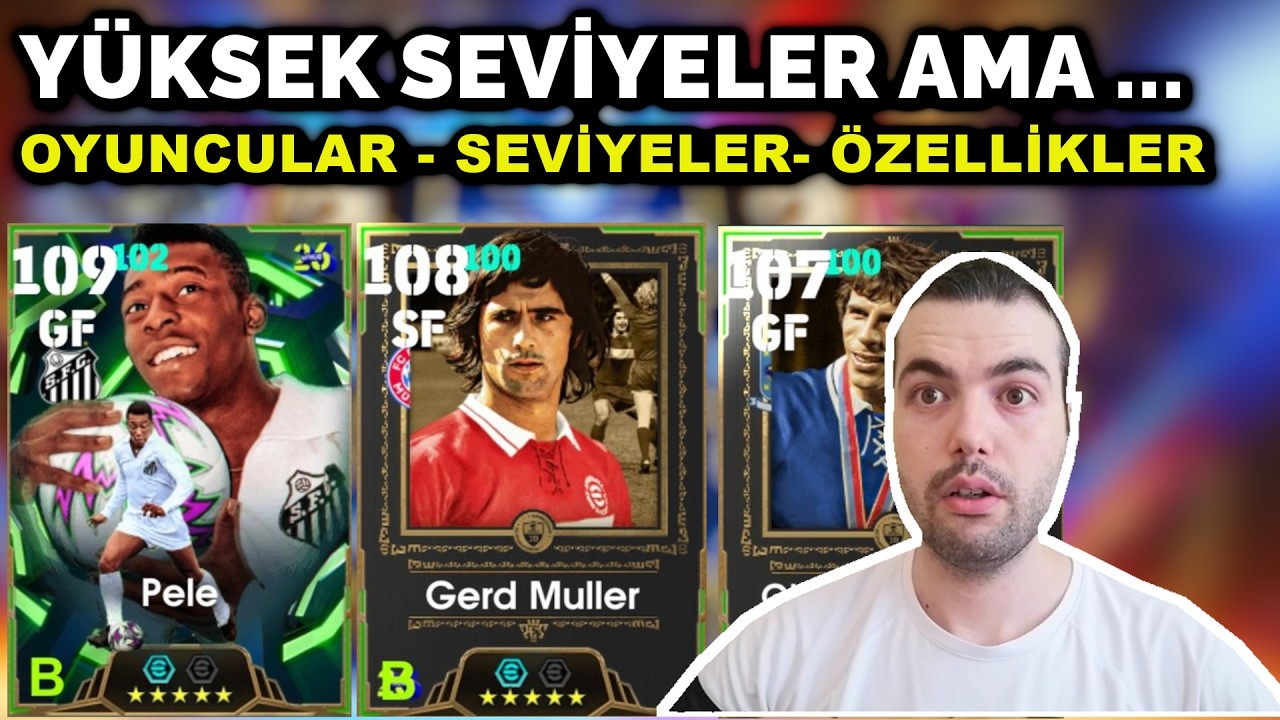 OYUNCULARIN SEVİYELERİ, ÖZELLİKLERİ🔥YÜKSEK SEVİYELİ EPİCLER AMA OYUN TARZLARI ?eFootball 2026 Mobile