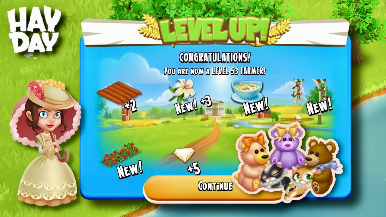 Level Up to 53 & Grabbed Cute Items from the Catalogue | Hay Day