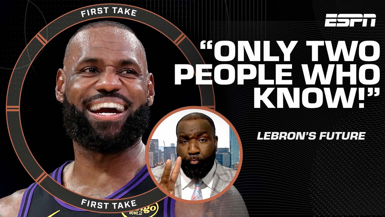 Perk says there&rsquo;s &lsquo;only two people&rsquo; who know where LeBron is heading to next 👀 | First Take