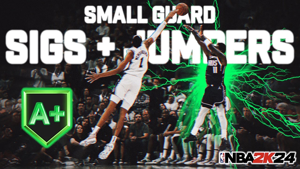 MY SMALL GUARD SIGS & JUMP SHOTS ON NBA 2K24! (3 JUMP SHOTS + DRIBBLE MOVES)