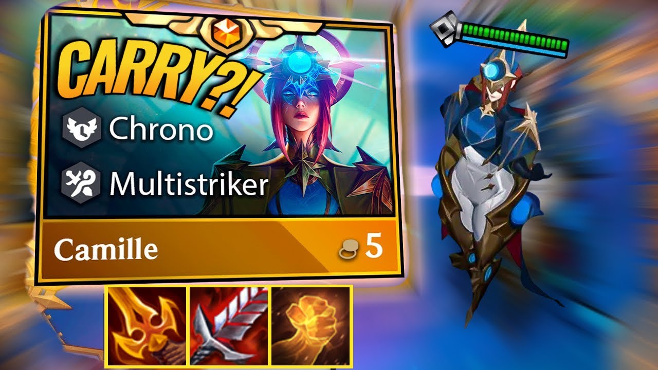MULTISTRIKER CAMILLE CARRY! | 7 Multistriker + 5 Eldritch Comp with 3-Star Ashe (TFT S12 Hyper Roll)