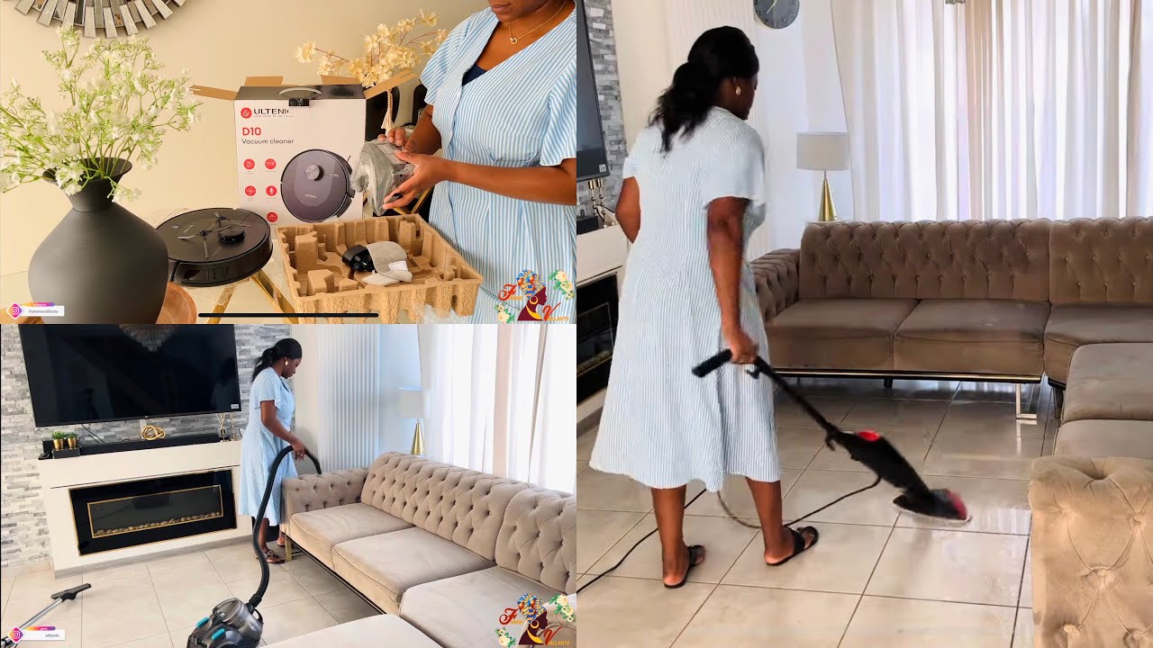 MÉNAGE DE PRINTEMPS/ JE NETTOIE MON CANAPÉ / MON DEUXIÈME ASPIRATEUR ULTENIC D10 EST ARRIVÉ