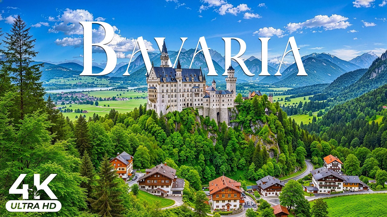 Bavaria 4K UHD Relaxation Scenic | Alpine Lakes, Emerald Valleys & Timeless Southern Germany