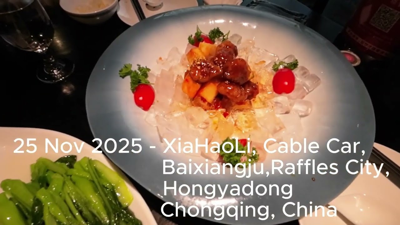 Chongqing XiaHoaLi etc Part3 25 Nov 2025。重庆下浩里，长江索道，来福士广场，洪崖洞之行。第三集。