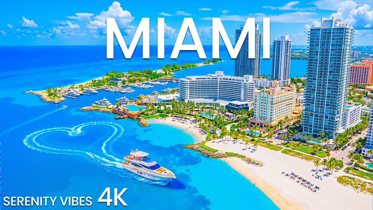 [4K] Miami Vibes 2026 🌴 Tropical Beaches, Iconic Skyline & Luxury Coastal Vibes