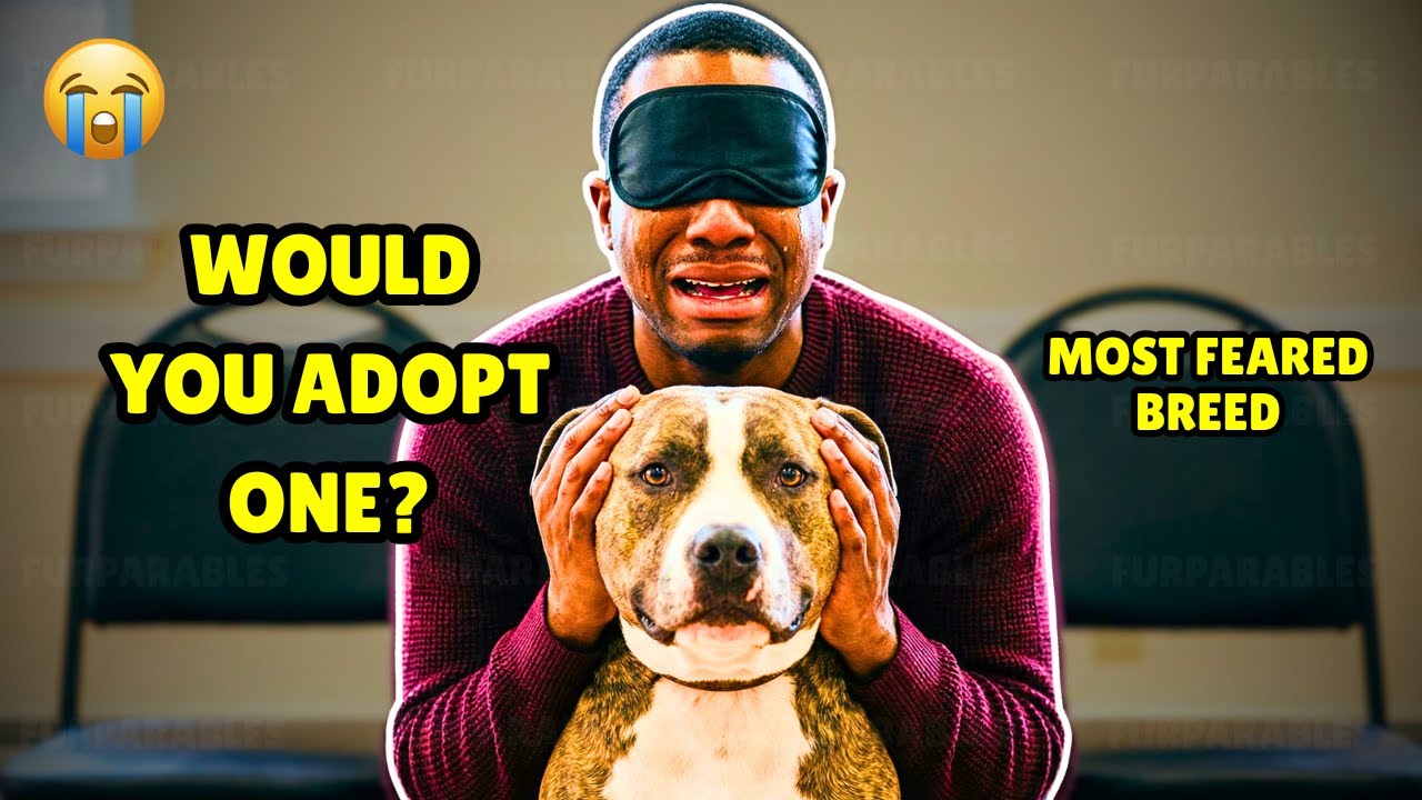 When Shelter Pitbulls Choose Their Owners Blindfolded 😭