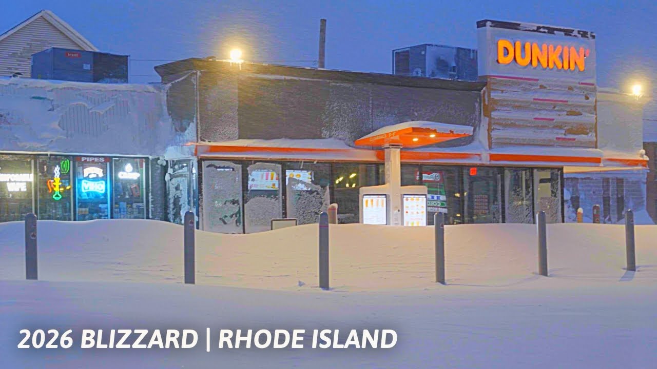 Record Breaking Blizzard In New England 2026 | Providence Rhode Island (4K Vlog)