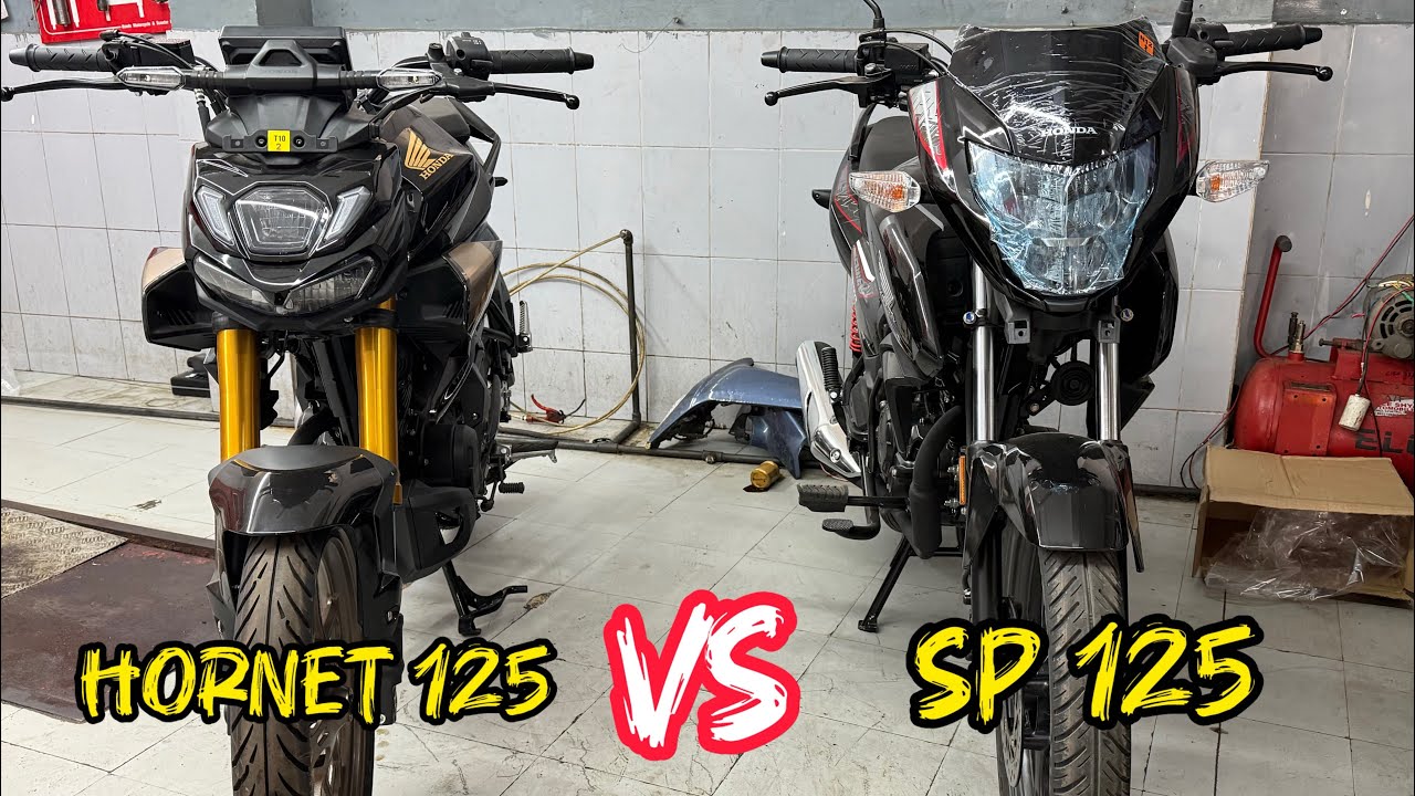 Honda CB Hornet 125 VS Honda Sp 125 in Side Details एक वीडियो में दोनों क्लियर 