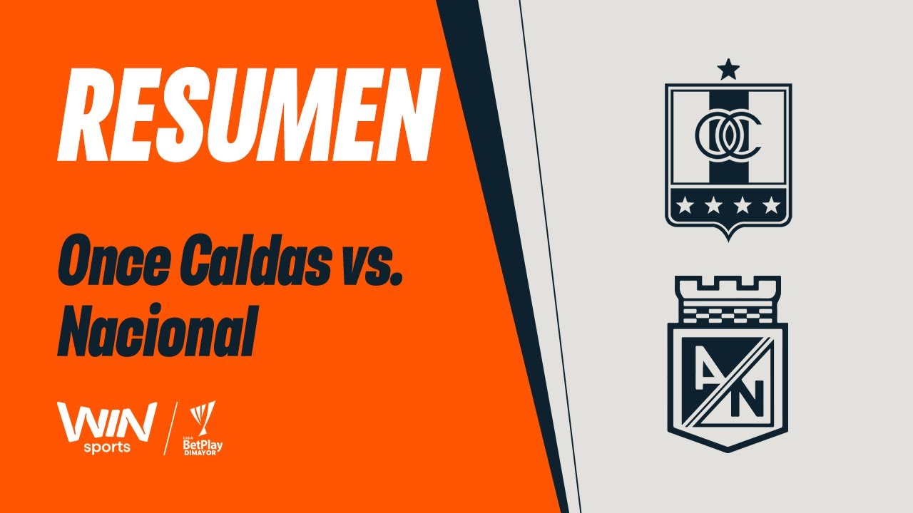 Once Caldas vs. Nacional (resumen y goles) | Liga BetPlay Dimayor 2025-2 | Fecha 1