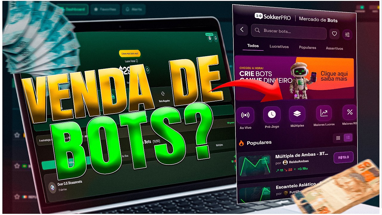 AGORA D&Aacute; PARA GANHAR DINHEIRO VENDENDO BOTS NA SOKKERPRO - Cad&uacute; Tips