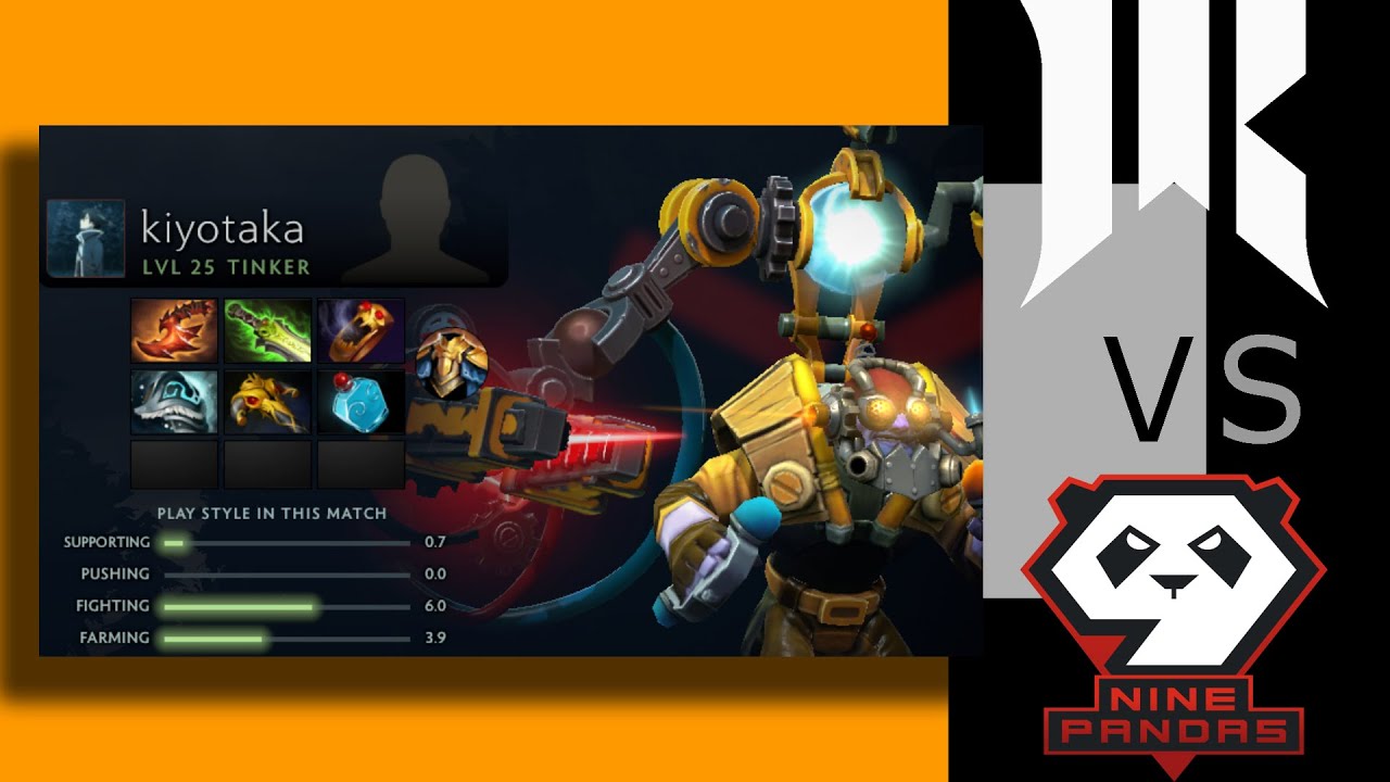 DotaHisWay - Kiyotaka Tinker VS Miracle Snapfire - Shopify Rebellion VS 9Pandas - DreamLeague S20