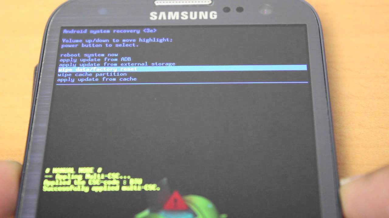 How to reset Samsung Galaxy S3 password if its lost / forgotten