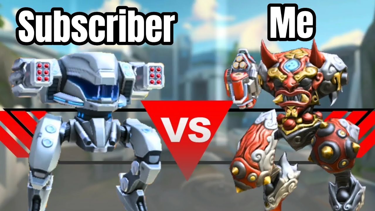 Me Vs My Subscriber! |Mech Arena