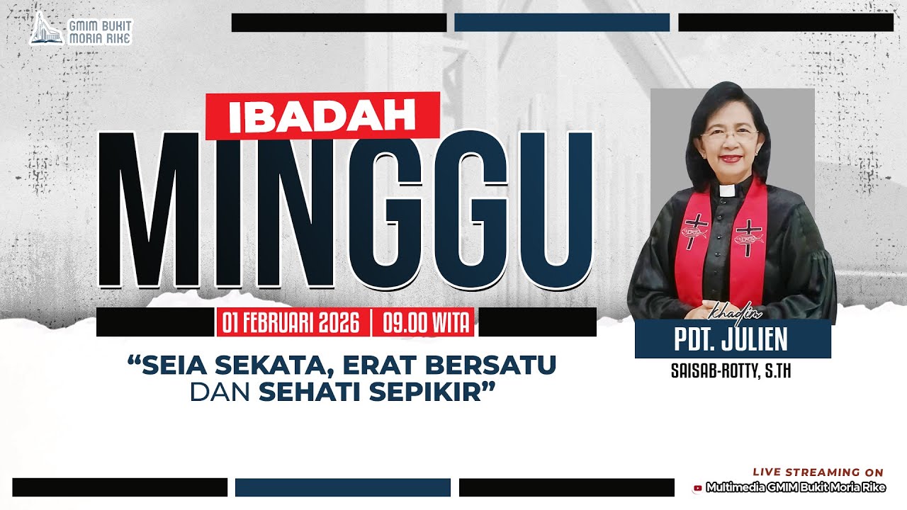 [LIVE] Ibadah Minggu Pagi - 1 Februari 2026