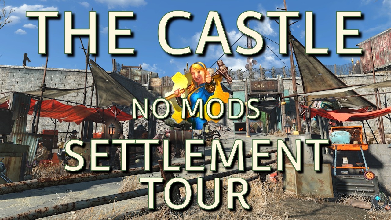 The Castle v2 Settlement Tour [Ep 26] no mods