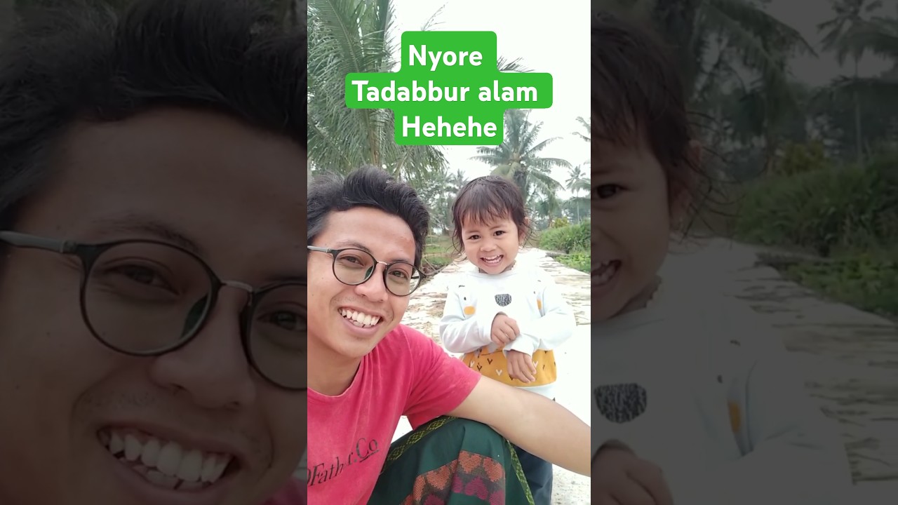 Nyore bareng asna di persawahan| tadabur alam #asna #mainbarengasna #shorts
