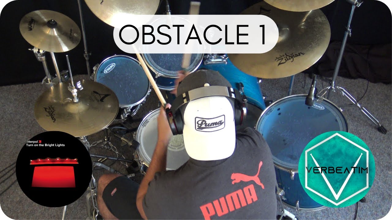 Obstacle 1 | Interpol | Drum Playthrough | Drums Only | Sam Fogarino (4K)