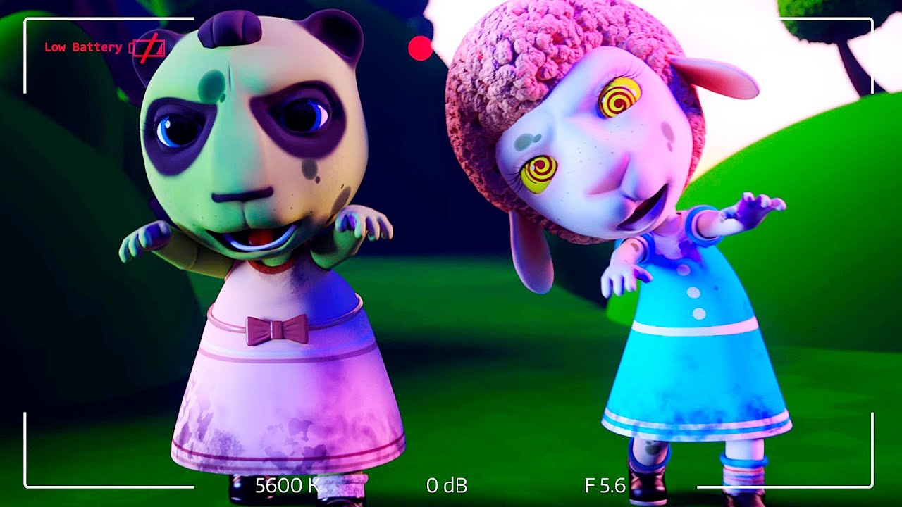 Friends Make Movie About Zombies | Cartoon for Children | Dolly and Friends