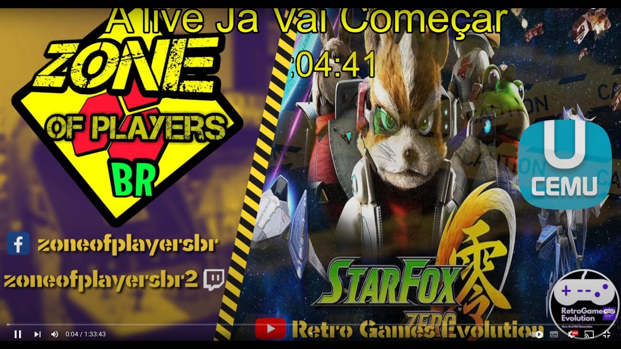 StarFox Zero Rodando no CEMU PC &eacute; Muito Loco 60 FPS