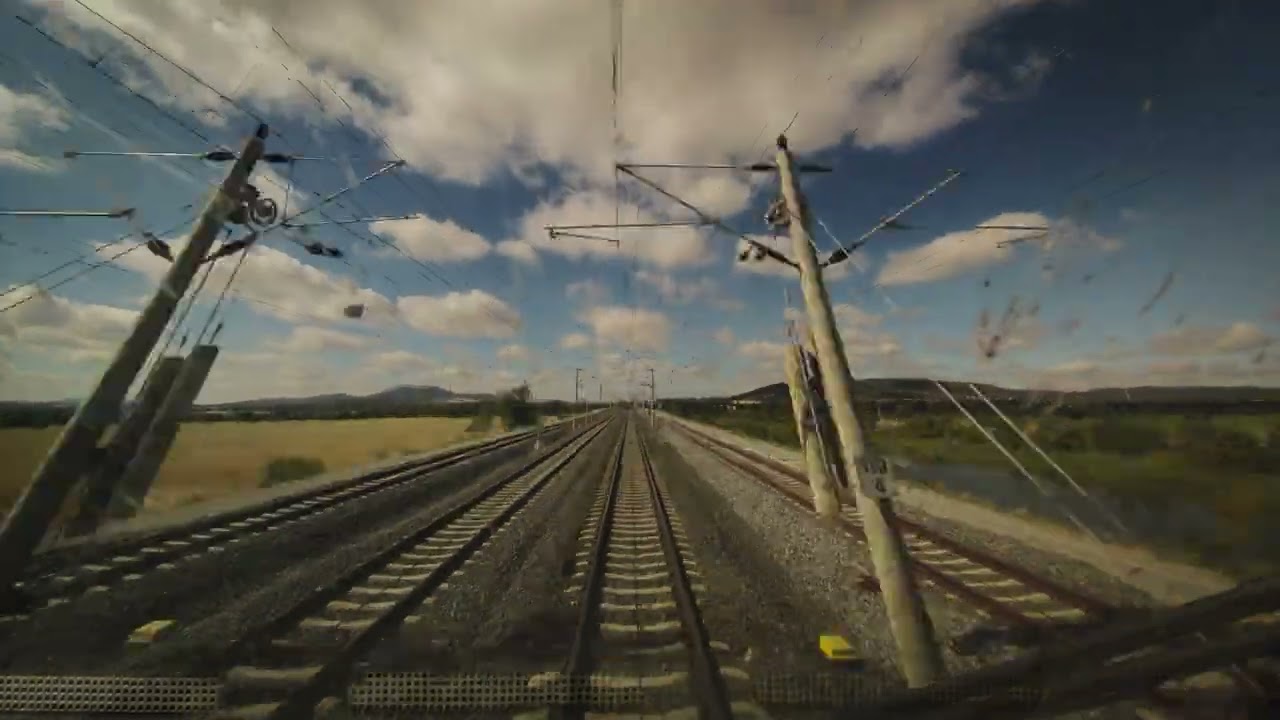 Alta velocidad Madrid Puertollano en 4K