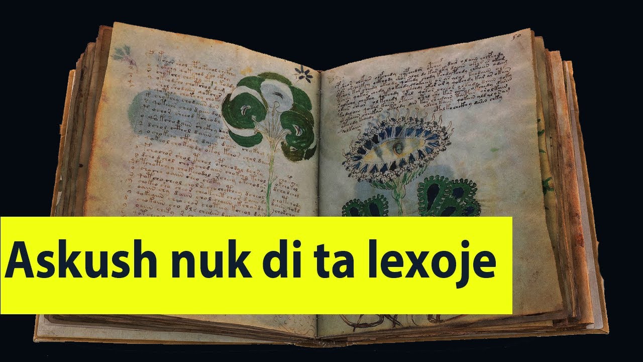 Libri misterioz që askush nuk di ta lexoje cfarë është shkruar