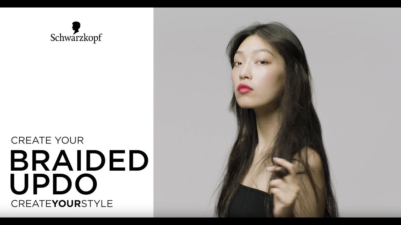 Create your Braided Updo using Happy Hour Hairspray from got2b - Schwarzkopf Looks 2020