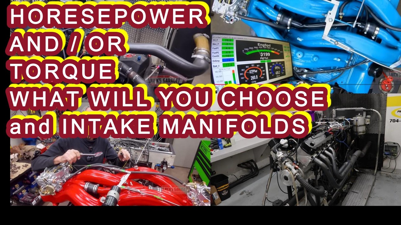 Which is more important for racing and WINNING. Is It HP or TORQUE  Also Intake Manifolds.