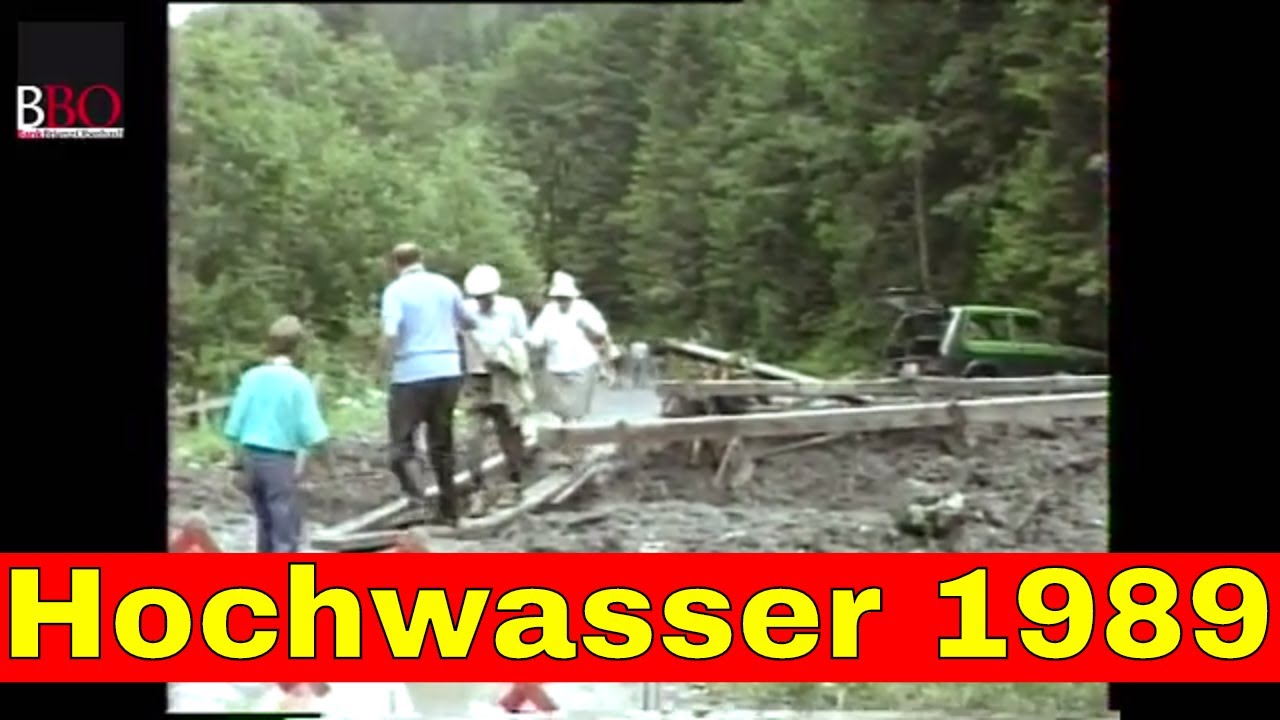 Hochwasser im Sageli  1989