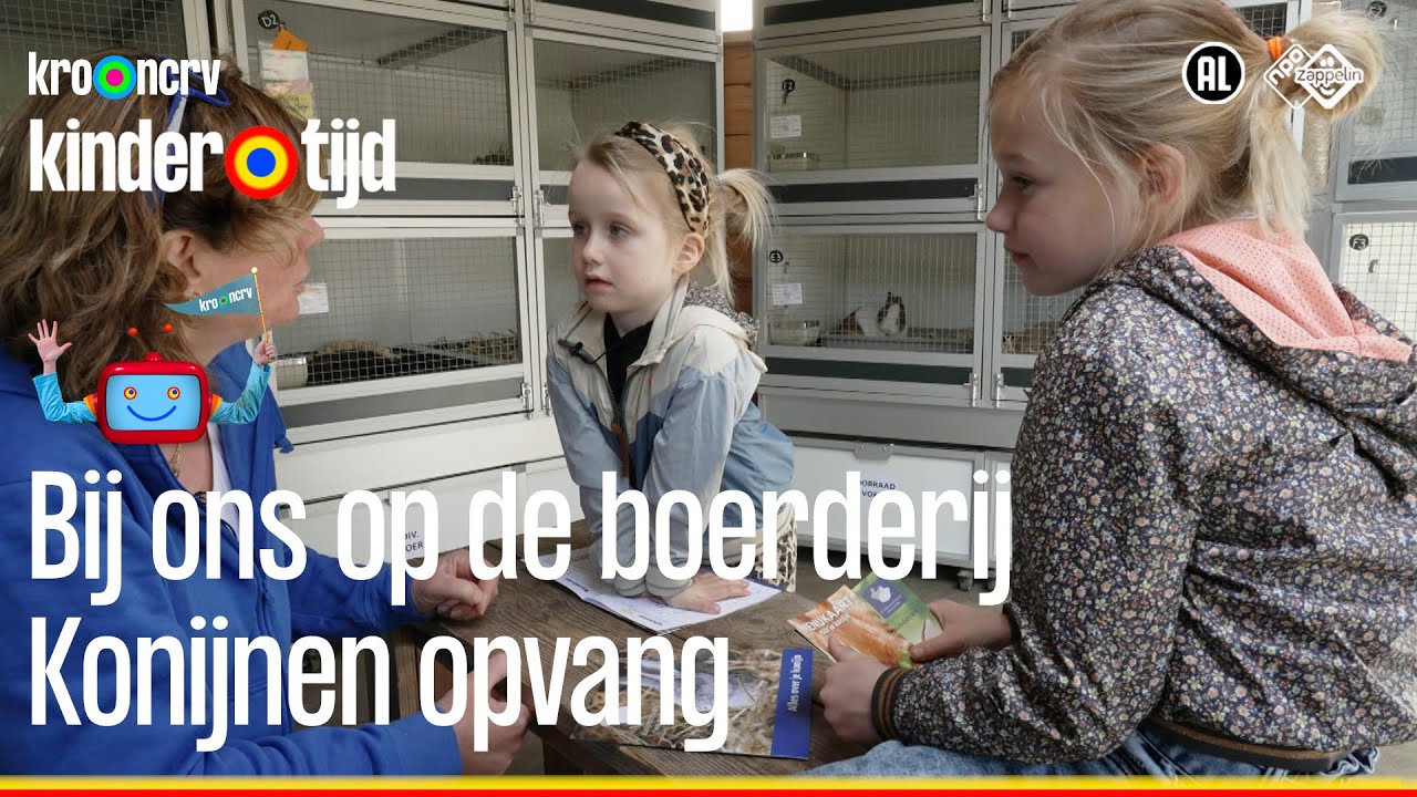 Naar de konijnenopvang | Bij ons op de boerderij | Kindertijd KRO-NCRV