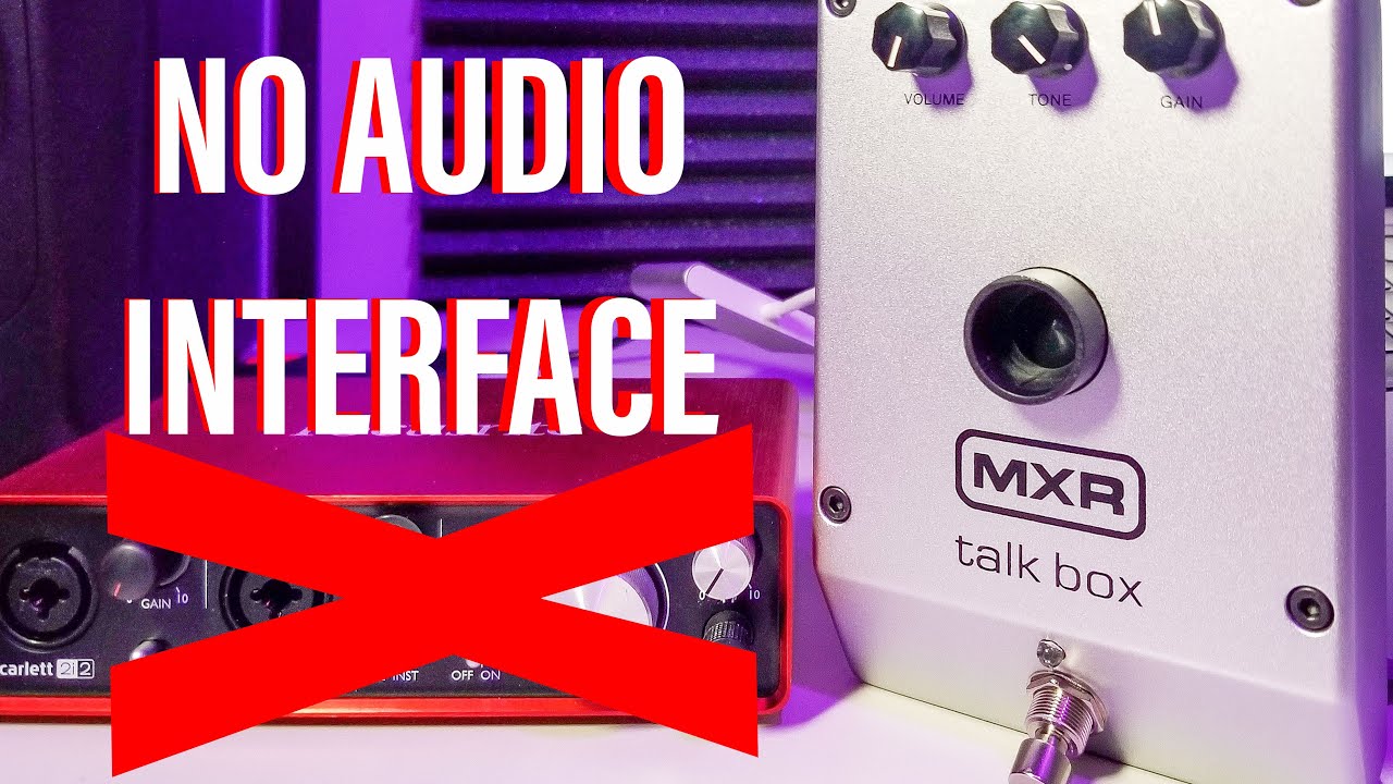 Talk Box With MIDI Keyboard - WITHOUT Audio Interface