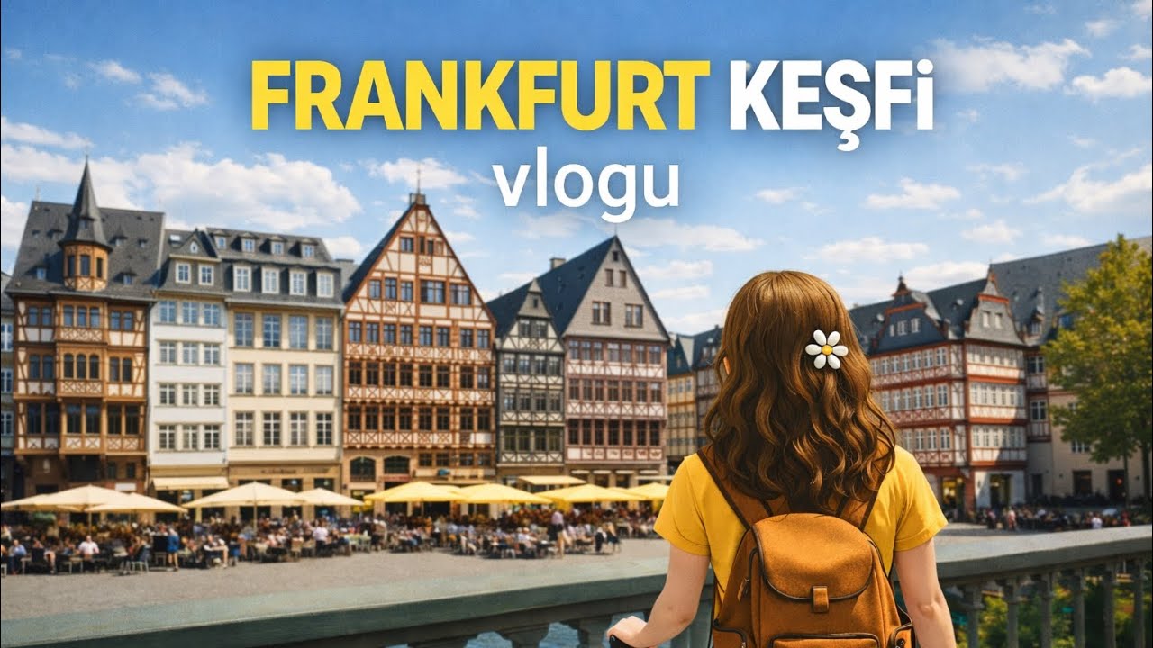 Frankfurt Keşfi | Almanya&rsquo;da 1 G&uuml;n 🇩🇪 | Gezi Vlogu