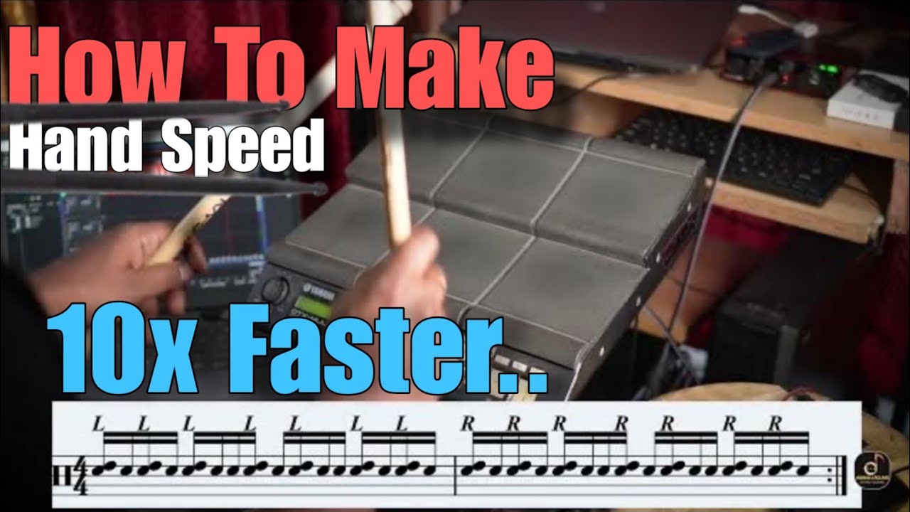 HOW TO MAKE YOUR HAND 10X FASTER | 2024 TECHNIQ | HAND SPEED EXERCSE FOR RHYTHM PAD PLAYERS