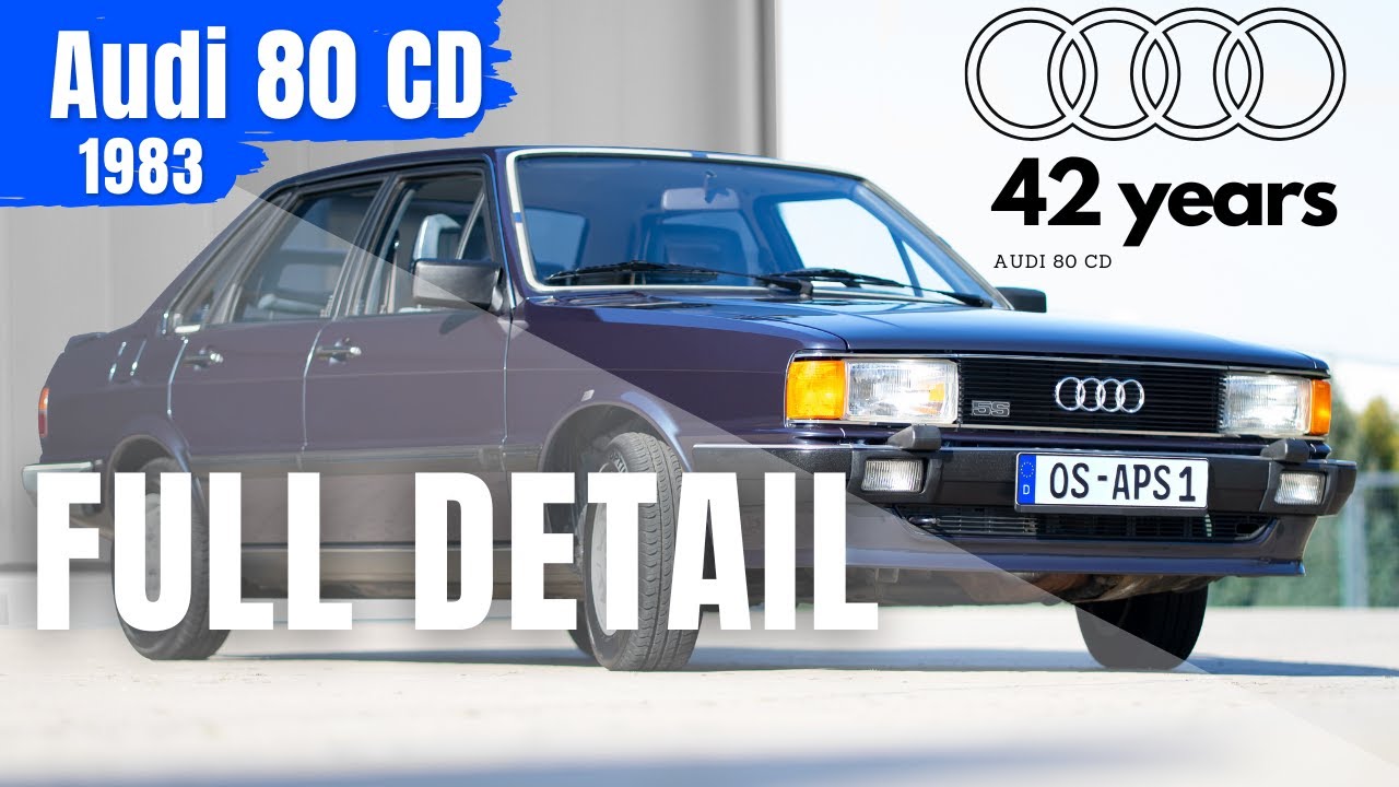 Audi 80 CD First Full Detail in 42 Years