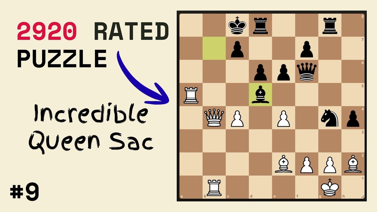 Incredible Queen Sac For Unstoppable Checkmate