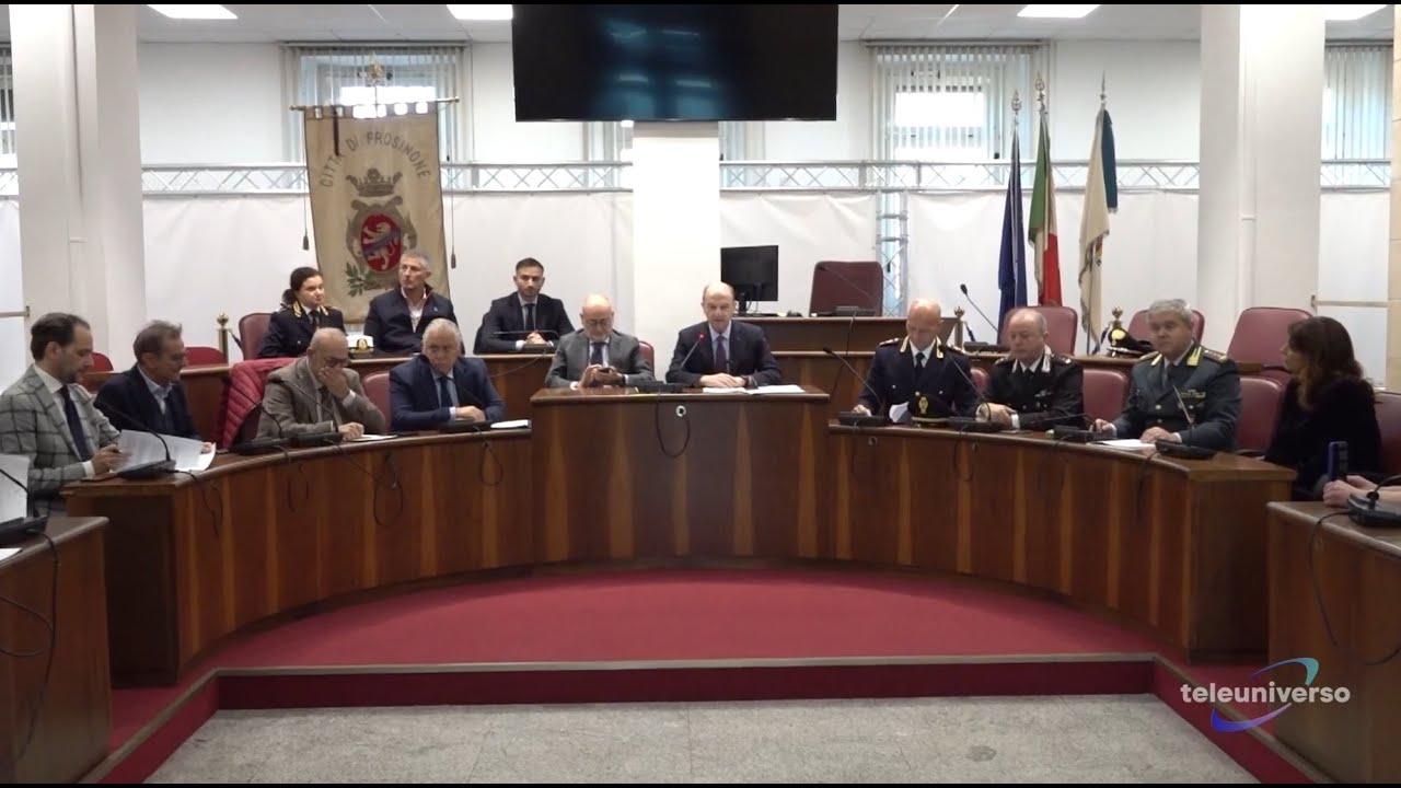 FROSINONE: Protocollo sicurezza del 10-11-2025