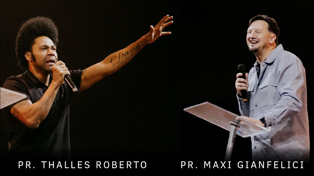Thalles Roberto y Maxi Gianfelici en Santuario de Fe
