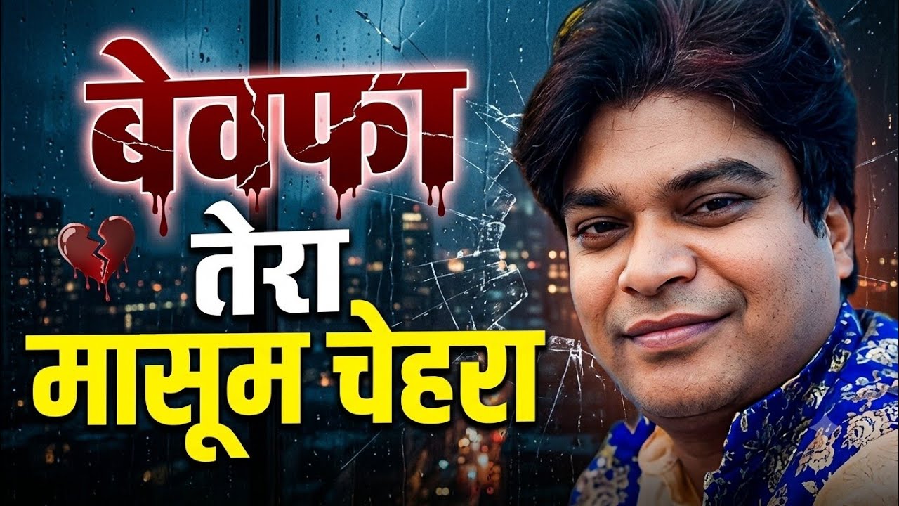 बेवफा तेरा मासूम चेहरा दिल लगाने के काबिल नहीं है। गायक पुष्पराज।