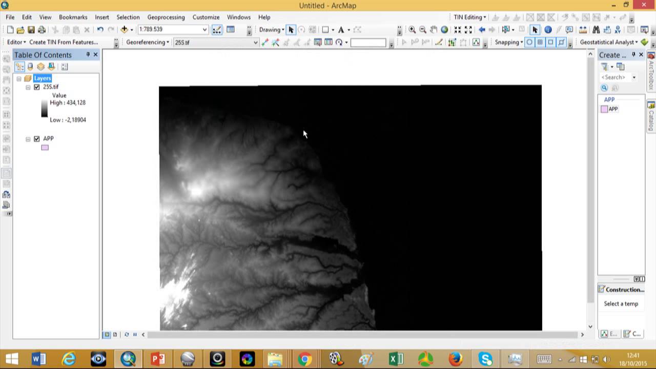 Arcgis Modelo Digital do Terreno #02