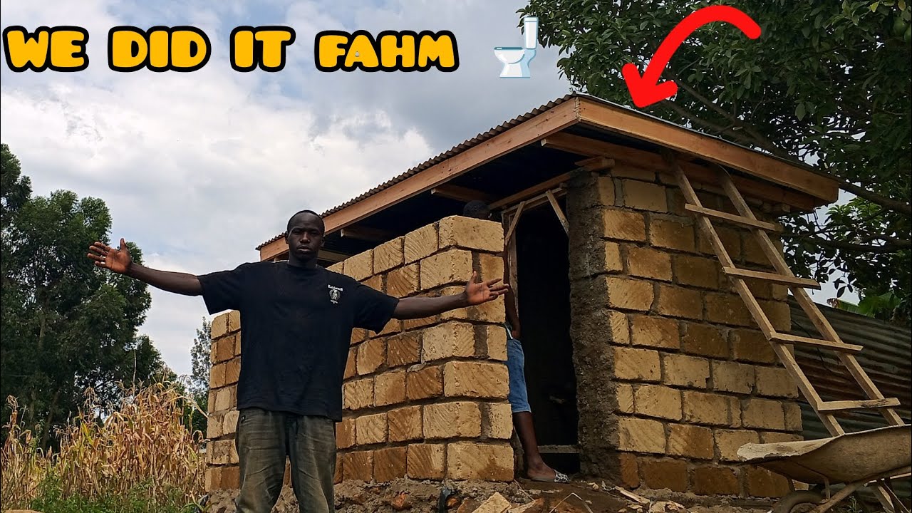 We Did It 🙏 Roofing & Plastering on Our Modern Toilet Is Done