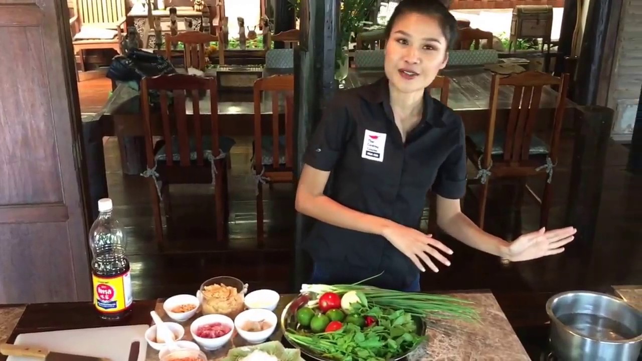 Spicy Glass Noodle Salad (Yum Woon Sen) - Thai Cooking Hua Hin