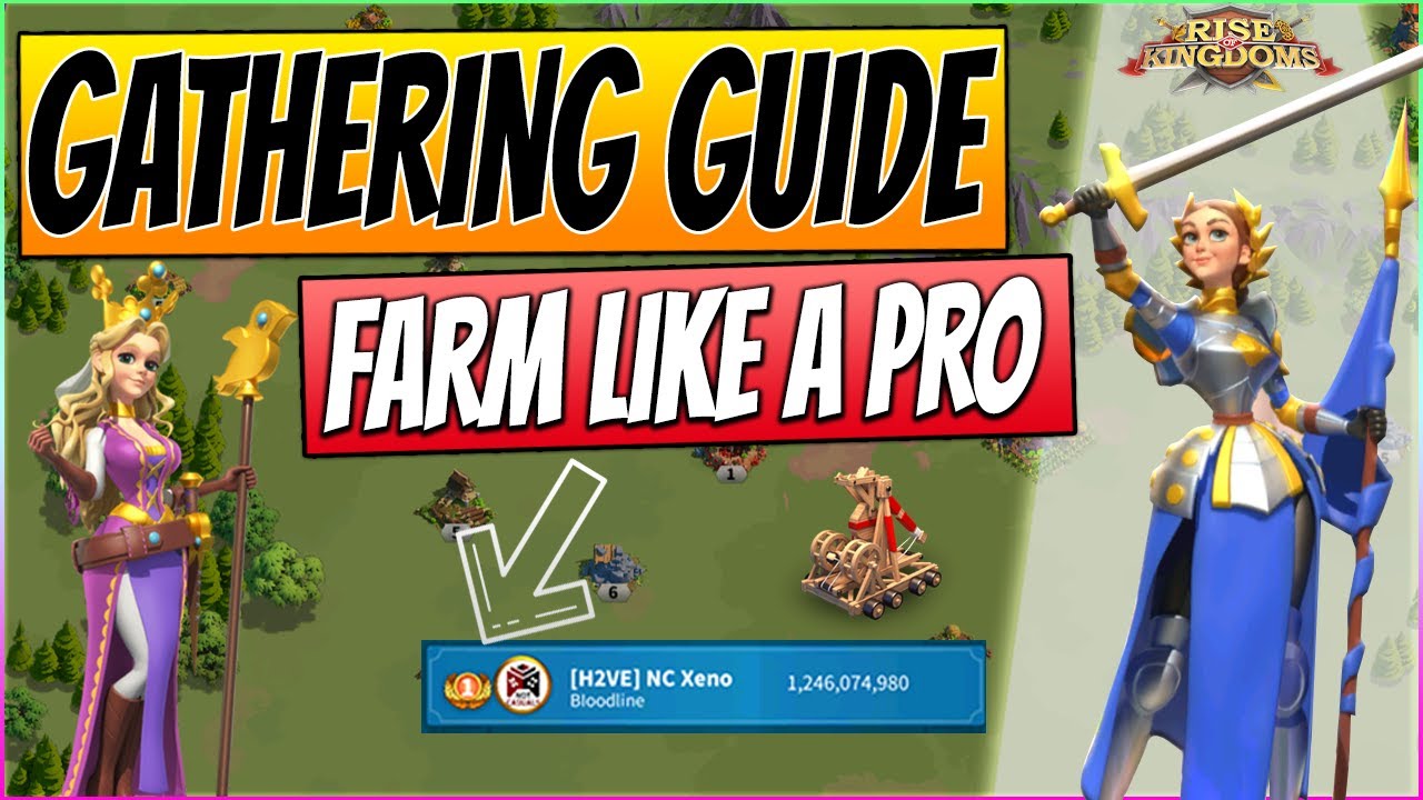 BEST GATHERING GUIDE FOR RISE OF KINGDOMS IN 2020 - Best Commanders and general Tips & Tricks
