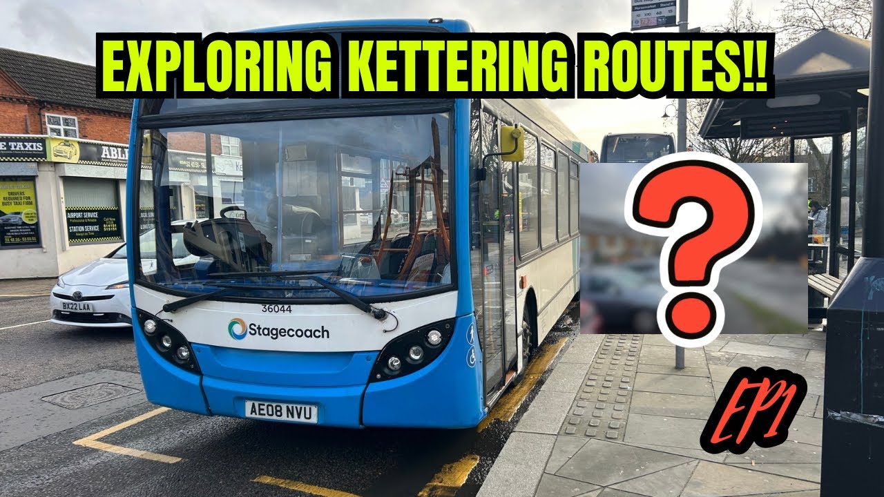 EXPLORING KETTERING ROUTES: Route 19 and 18 to Desborough! || #charlesbuses