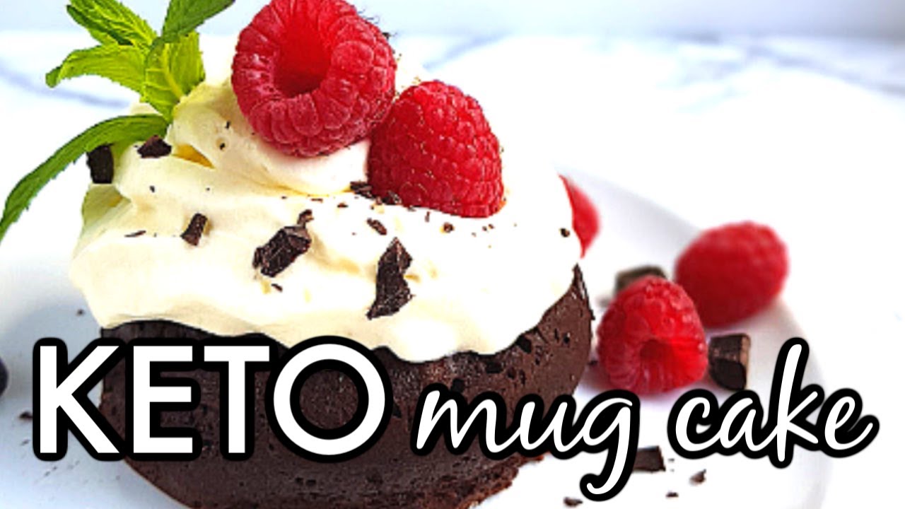 3 INGREDIENT KETO MUG CAKE (That *Actually* Tastes Good!)